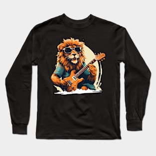 funny lion Long Sleeve T-Shirt